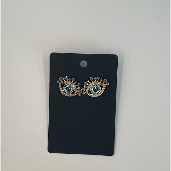 Betsey Johnson “eyes” earrings - Picture 1 of 1